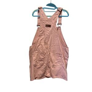 Wrangler Pale Pink Overall Denim Dress Size L